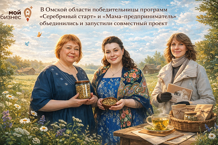 Победительницы программ «Серебряный старт» и «Мама-предприниматель» в Омской области запустили совместный проект 